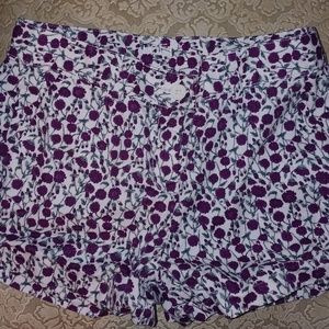 LOFT floral shorts
